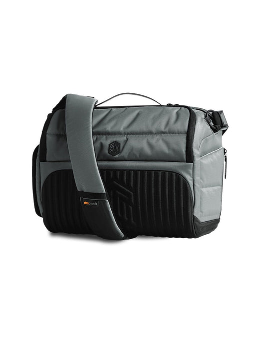 STM DUX Laptop Brief – Messenger Grey Storm 16L 15″ - TechCrazy