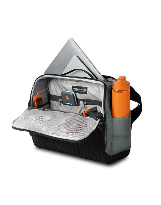 STM DUX Laptop Brief – Messenger Grey Storm 16L 15″ - TechCrazy
