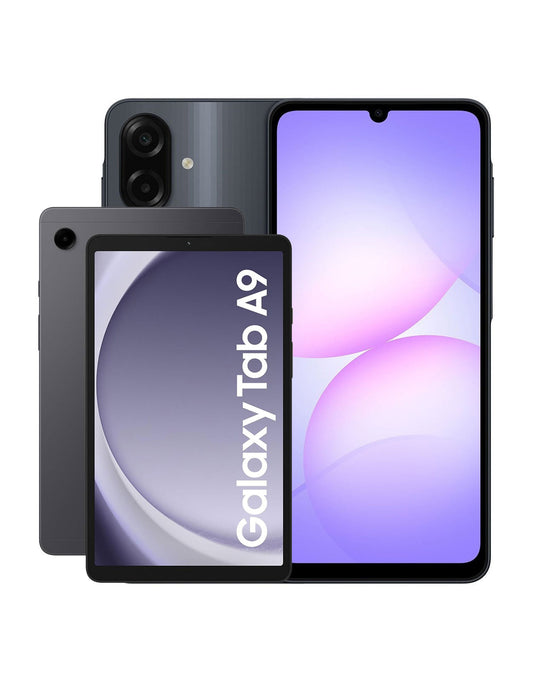 Samsung Galaxy A07 4GB 128GB 4G - Black (Brand New) + Samsung Galaxy Tab A9 (2023) 8.7-inch 4GB 64GB Wifi Only - Graphite (Brand New)