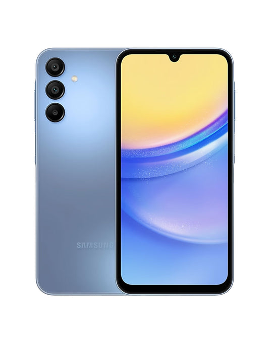 Front and Back View of Samsung Galaxy A15 (Late-2023) 4G 4GB 128GB Dual Sim