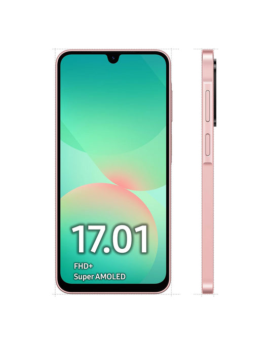 Samsung Galaxy A26 (2025) 6GB 128GB 5G Dual Sim Smart Phone - Peach Pink