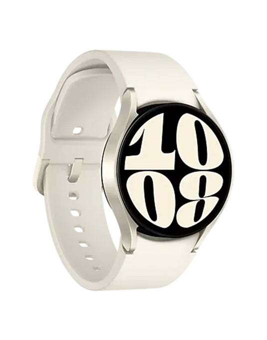 Samsung Galaxy Watch 6 40MM Aluminium GPS With Cream Sports Band - Silver