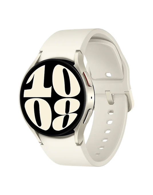 Samsung Galaxy Watch 6 40MM Aluminium GPS With Cream Sports Band - Silver