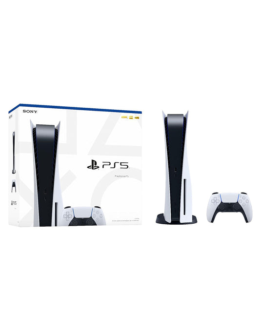 Sony PS5 Disk Edition Console 825GB With Controller - White (Good-Refurbished)