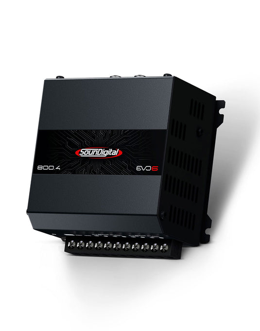 SounDigital EVO6 4CH 800RMS Amplifier - Black