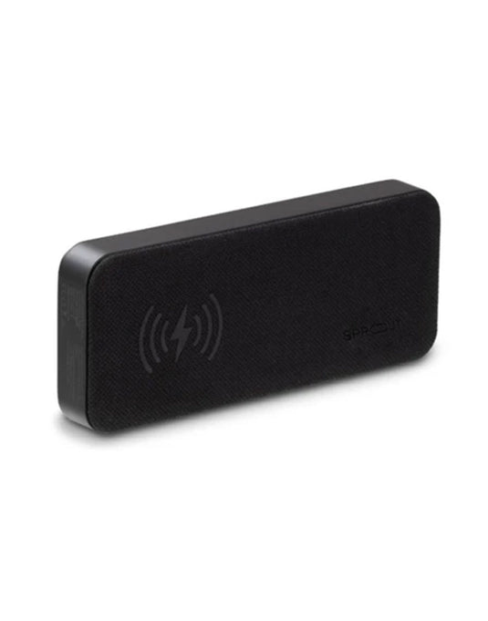 Sprout Maverick Hybrid Bluetooth Speaker + Power Bank + Wireless Charger - Black