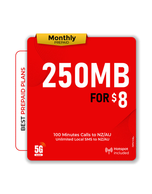 Telsim Low Data Prepaid SIM Card 5G