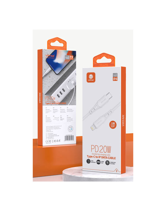 VFan 20W Lightning to Type C Cable w/ 2 Meter (P4)