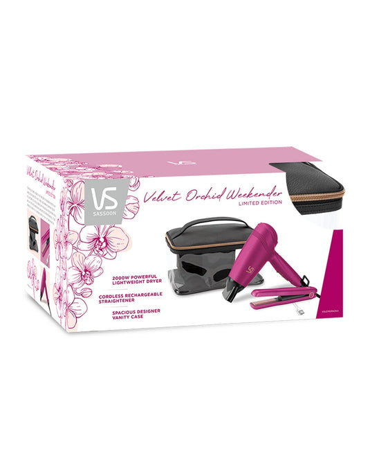 VS Sassoon Velvet Orchid Weekender Dryer & Straightener Pack