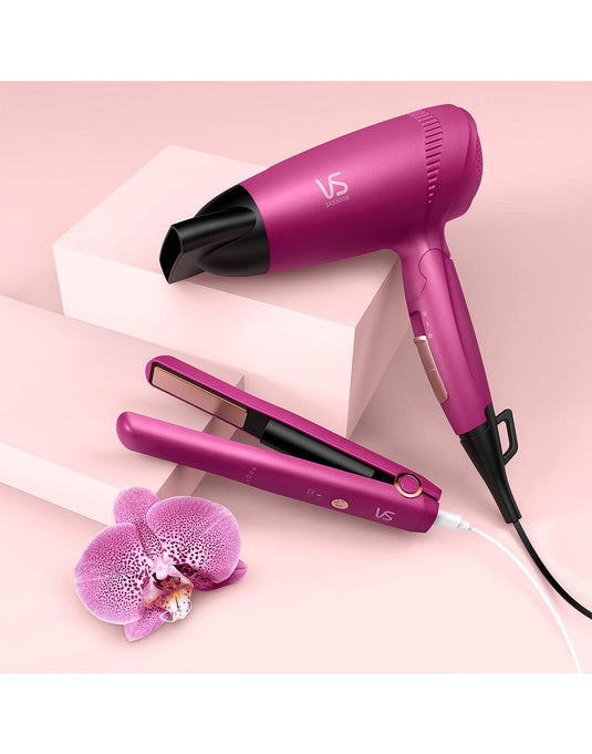 VS Sassoon Velvet Orchid Weekender Dryer & Straightener Pack