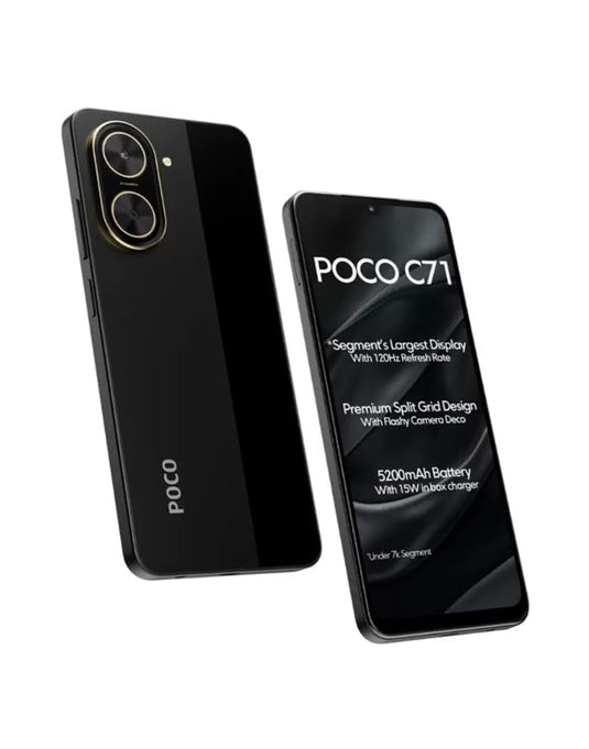 Xiaomi Poco C71 3GB 64GB 4G Dual Sim Smartphone (Brand New) + Free TPU Clear Case