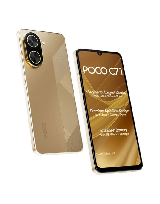 Xiaomi Poco C71 3GB 64GB 4G Dual Sim Smartphone (Brand New) + Free TPU Clear Case