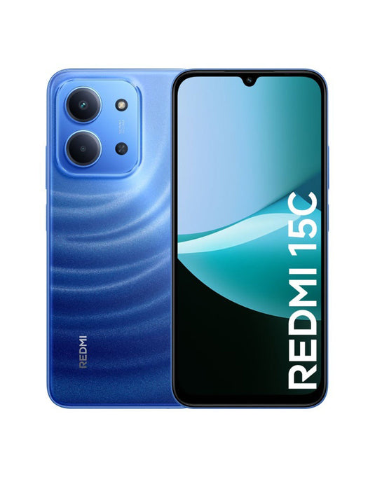 Xiaomi Redmi 15C (2025) 8+8GB 256GB 4G Dual Sim Smart Phone + TPU Clear Case Free - Moonlight Blue