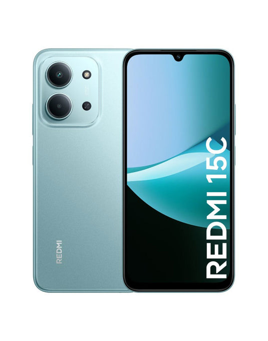 Xiaomi Redmi 15C (2025) 8+8GB 256GB 4G Dual Sim Smart Phone + TPU Clear Case Free - Mint Green