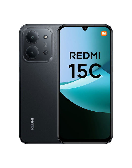 Xiaomi Redmi 15C (2025) 8+8GB 256GB 4G Dual Sim Smart Phone + TPU Clear Case Free - Midnight Black (Brand New)