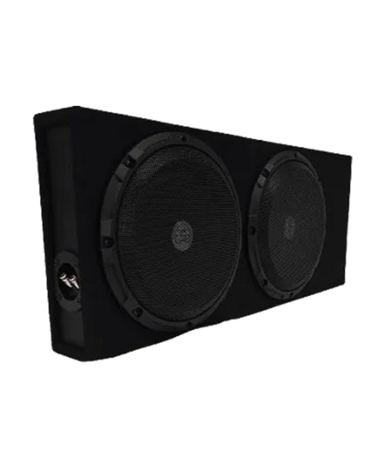 Zeroflex FLX-210SE Dual 10-inch Ultra Slimline Subwoofer Enclosure 250W RMS Each Subwoofer (For Utes)