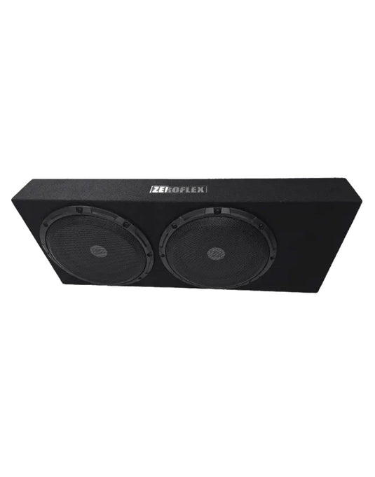 Zeroflex FLX-210SE Dual 10-inch Ultra Slimline Subwoofer Enclosure 250W RMS Each Subwoofer (For Utes)