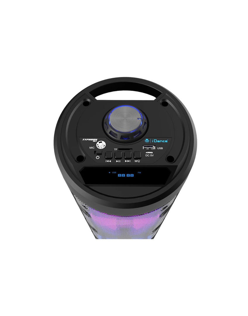 iDance Typhoon 101 Portable Bluetooth Party Speaker with Mic