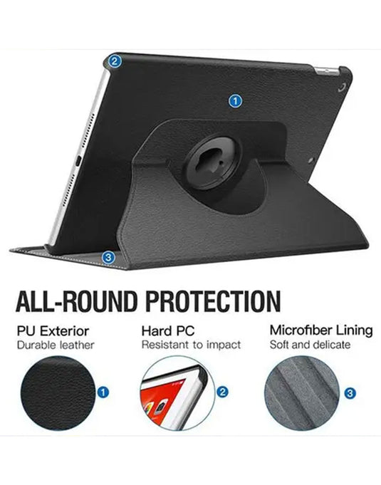 Versatile Flip Case for iPad 5, 6, Air 1, Air 2, and Pro 9.7"
