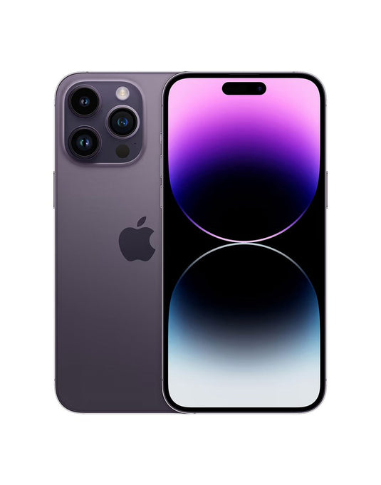 Front and Back View of Apple iPhone 14 Pro Max 1TB