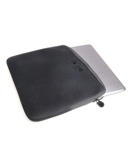 Tucano Colore Neoprene Sleeve for 11.6 to 12.5 Inch Laptops - Black - TechCrazy