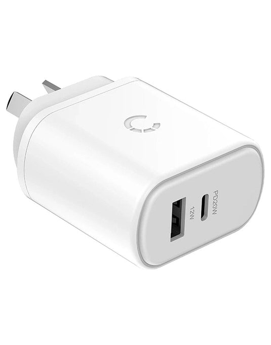Cygnett 32W USB-C PD Dual Port Wall Charger AU - TechCrazy