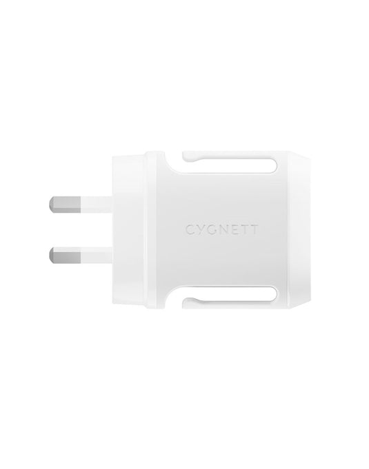 Cygnett PowerMaxx 30W PD Wall Charger - White - TechCrazy