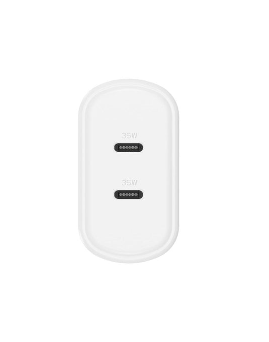 Cygnett 35W Dual USB-C Wall Charger AU - White - TechCrazy