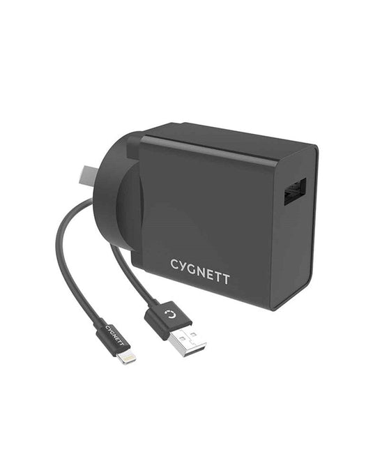 Cygnett PowerPlus 12W + Lightning to USB A cable CY3083POPLU - TechCrazy