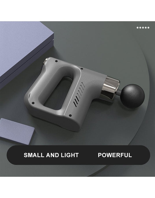 Mini Massage Gun + 4 Massaging Heads - TechCrazy