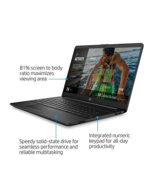HP 15.6-Inch FHD Laptop N4020 4GB/128GB SSD Microsoft Office 365 - TechCrazy