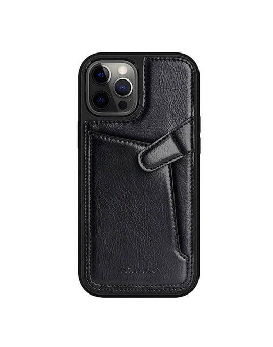 Nillkin iPhone 12 Pro Max Aoge Leather Case Black - TechCrazy