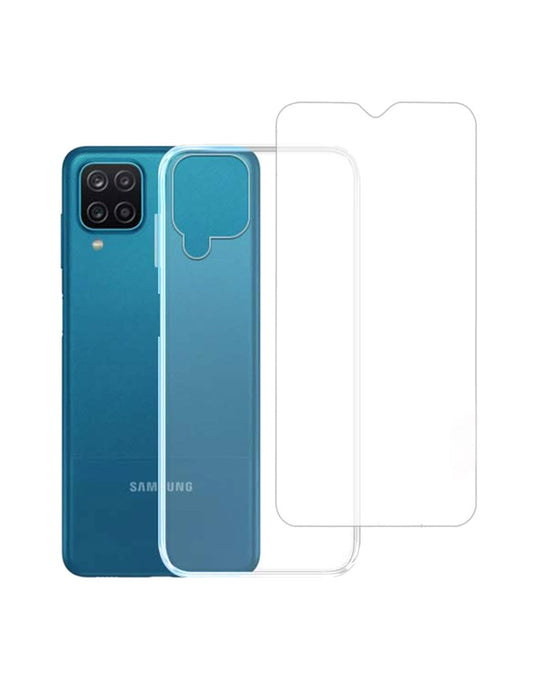Samsung Galaxy A12 TPU + Protector Combo - TechCrazy