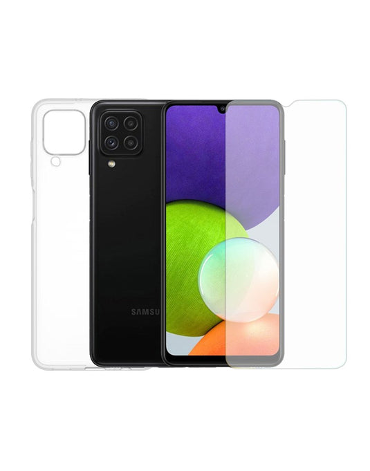 Samsung Galaxy A22 TPU + Protector Combo - TechCrazy