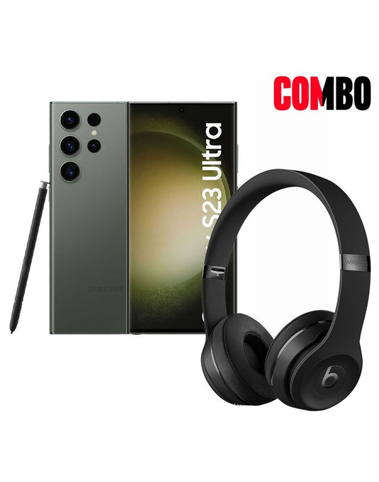 Samsung Galaxy S23 Ultra 5G 8GB 256GB (As New-Condition) + Beats Solo 3 Wireless Headphones (Brand New)