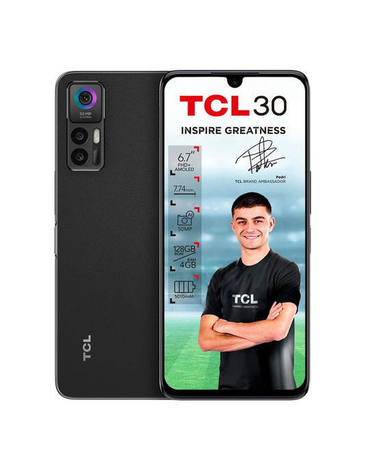 TCL 30 4GB 128GB Dual Sim 4G Smartphone + Free Case