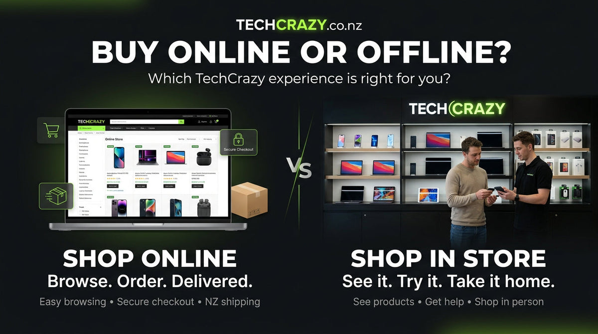 Is It Better to Buy Online or Offline at TechCrazy?