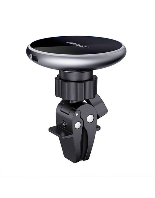 ACEFAST 15W Magnetic Wireless Charging Air Vent Phone Holder w/ Blue Ring Light (D3)