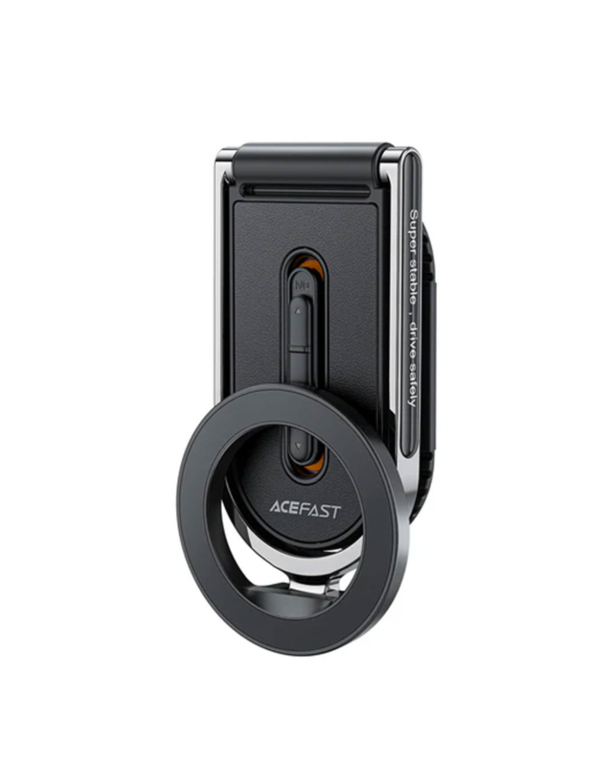 ACEFAST Premium Magnetic Phone Holder for Windshield & Dashboard w/ Ring Shape N52 Strong Magnet, Multi Way Adjustable (D54)