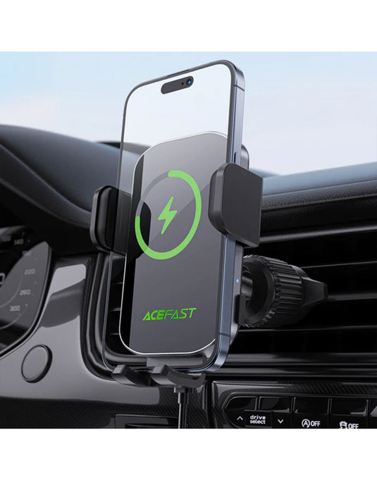 ACEFAST 15W Auto-Alignment Automatic Clamping Wireless Charging Phone Holder for Air Vent (D52)