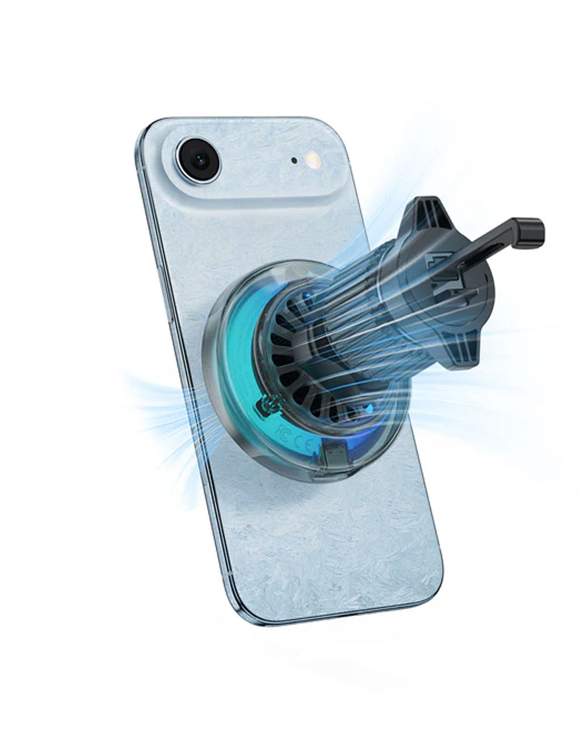 Acefast 25W Qi2 Wireless Charging Phone Holder for Air Vent (D61) - Black