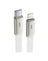 Acefast 30W Ultra-Thin Flat Nylon Braided Fast Charging Cable Type C-C (C24) - White