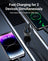 Acefast 60W Dual USB-C Super Fast Car Charger w/ Digital Display, Transparent Body (B10)