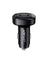 Acefast 66W 3-Port Super Fast Car Charger w/ 2 x USB-C + UAB-A, Zinc Alloy Body (B3) - Black