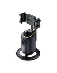 Acefast 360° AI Face Tracking Smart Mount | Auto-Tracking PTZ Phone Holder for Vlogging & Streaming (E44) - Black