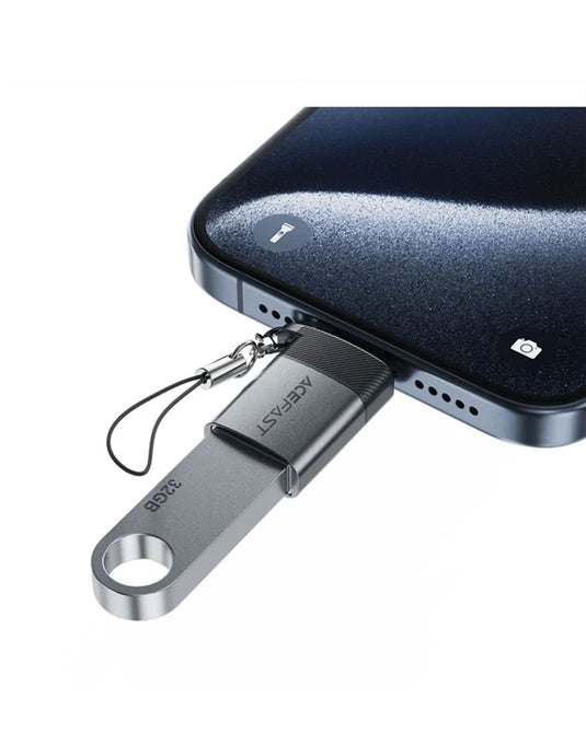 Acefast High-Speed USB-A to USB-C OTG Adapter, 10GBPS Data Sync & Charging Dongle (J7)