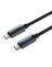 Acefast LED Illuminated Nylon Braided Aluminum Alloy Fast Charging Cable (C19) USB-C to USB-C