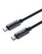 Acefast LED Nylon Braided Type C-C 60W Charging Cable (C19) - Black