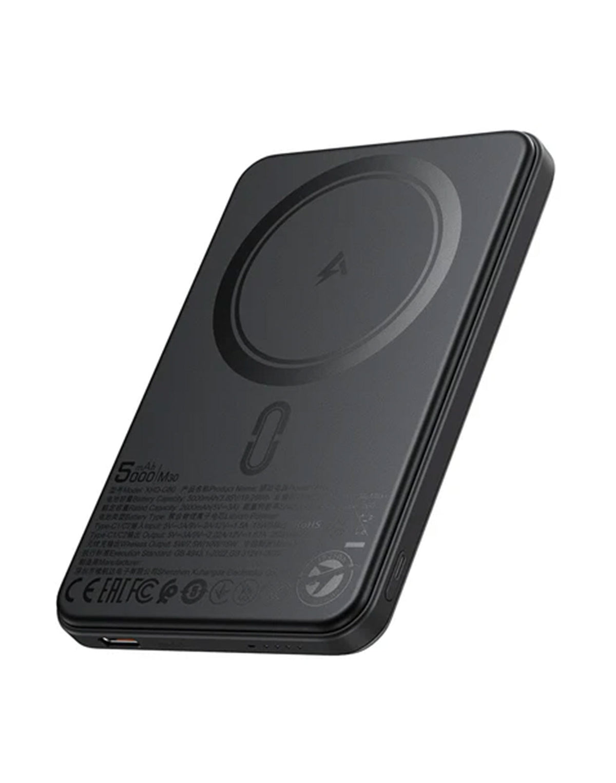 Acefast Magnetic Power Bank 20W PD+QC Wireless Charging 10MM Ultra Thin 5000mAh