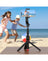 Acefast 1.05m Selfie Stick with Drop-to-Open Tripod | Portable Aluminum Stand with Bluetooth Remote (E42) - Black